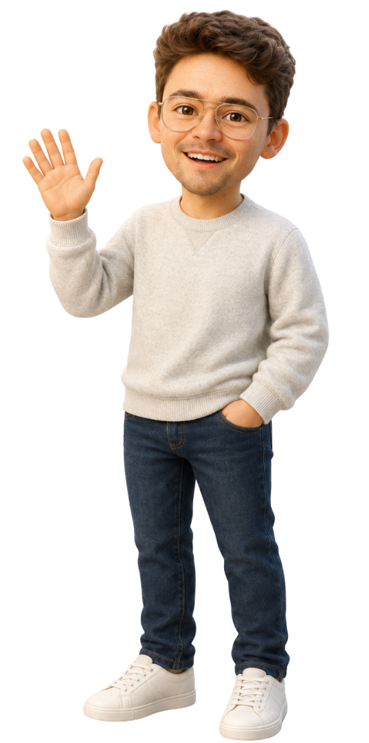 Andrew Wolverton waving hello